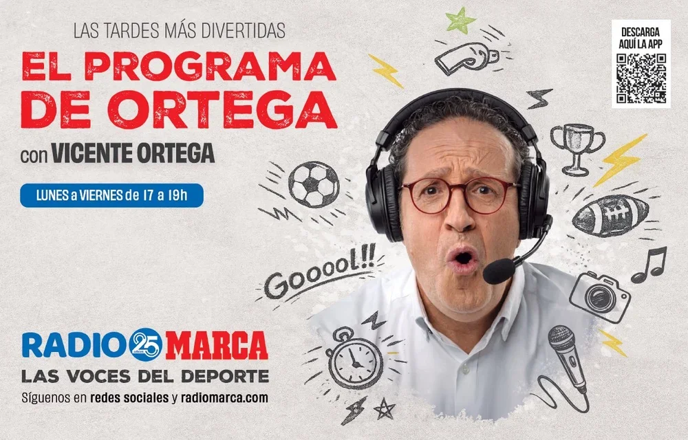 El Programa de Ortega, de 17.00 a 19.00 en Radio MARCA