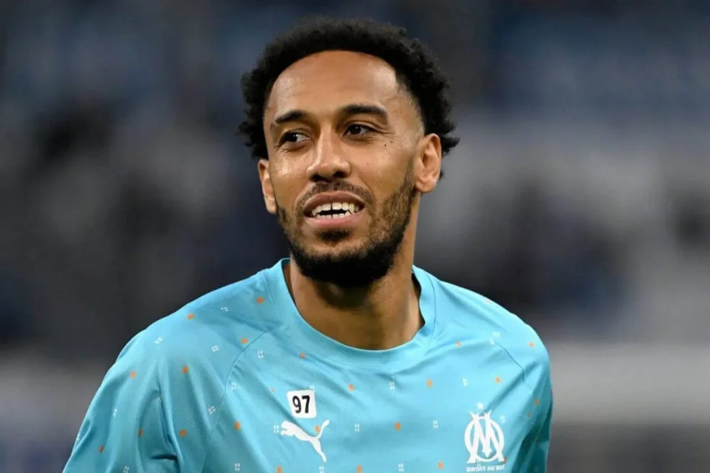 Marseille forward Pierre-Emerick Aubameyang
